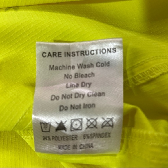 GSS High Visibility Workwear Shirt Unisex Women Medium Pockets Roll Up Buttons - Picture 7 of 10